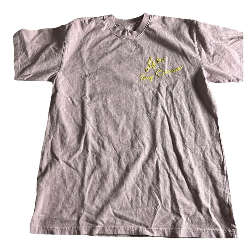 LADY GAGA TONY BENNETT Love For Sale Concert Merchandise T-Shirt Pink Medium